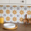 ALIA GOLD Self-adhesive Wall Tiles (6 tiles) 6