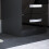 Home Discount (Black) Hulio 3 Drawer Bedside Table Cabinet Nightstand 5
