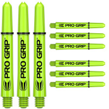 Target Darts 3 x Sets of green Pro grip Shaft Medium - 9 in Total