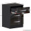 Home Discount (Black) Hulio 3 Drawer Bedside Table Cabinet Nightstand 8