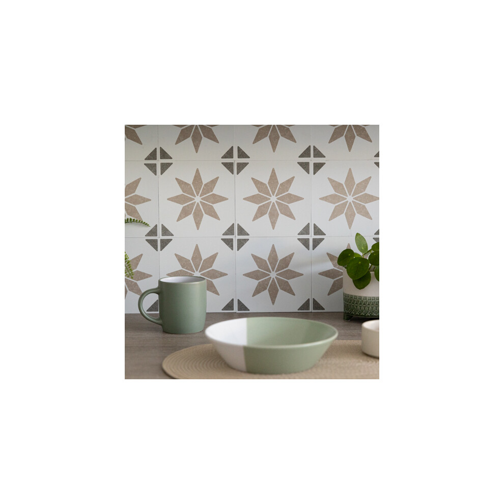 ALIA NATURAL Self-adhesive Wall Tiles (6 tiles)