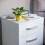 Home Discount (White) Hulio 3 Drawer Bedside Table Cabinet Nightstand 4