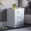 Home Discount (White) Hulio 3 Drawer Bedside Table Cabinet Nightstand 1
