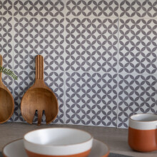 AMIRA GREY Self-adhesive Wall Tiles (6 tiles)