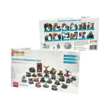Archon Studio Dungeons & Lasers: Tiergefahrten, 28 mm, unbemalt und unmontiert Tabletop- und RPG-Gelandespielset fur Dungeons & Lasers 25 Tei