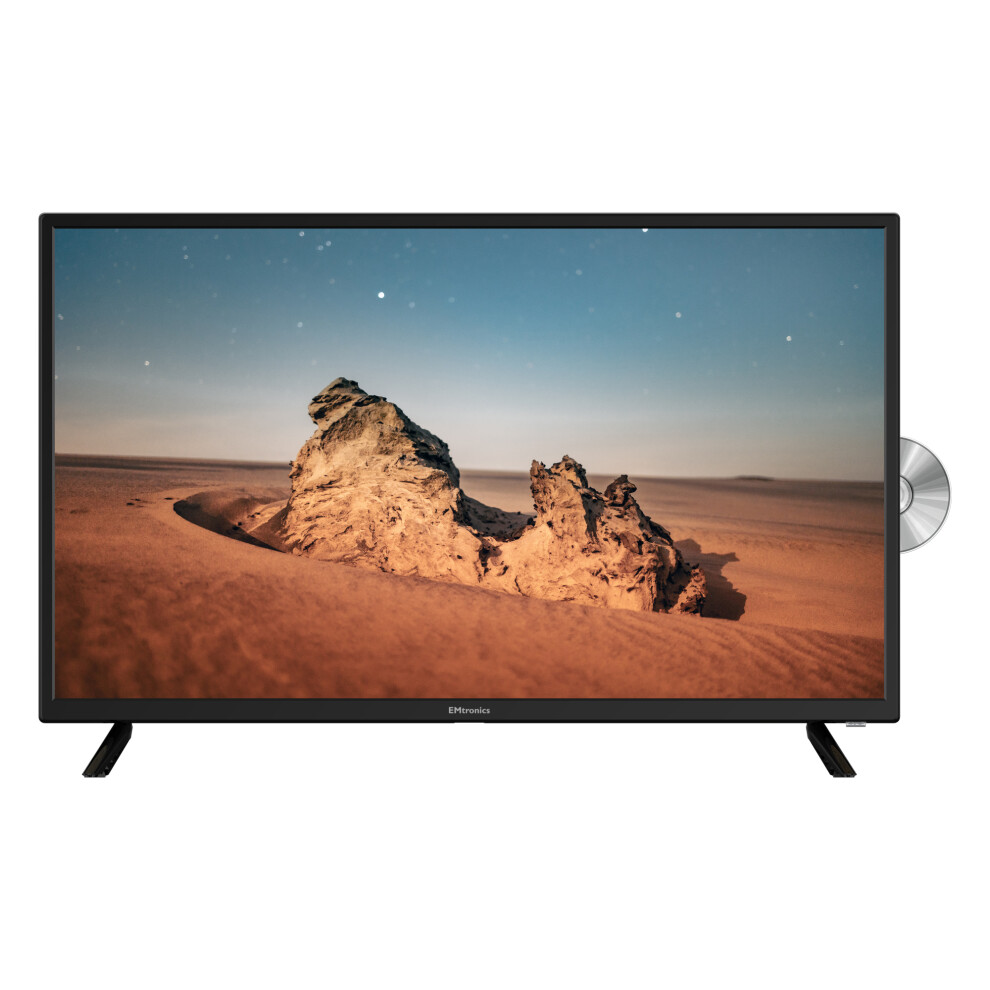 EMtronics 32" LED TV with Built-in DVD Player