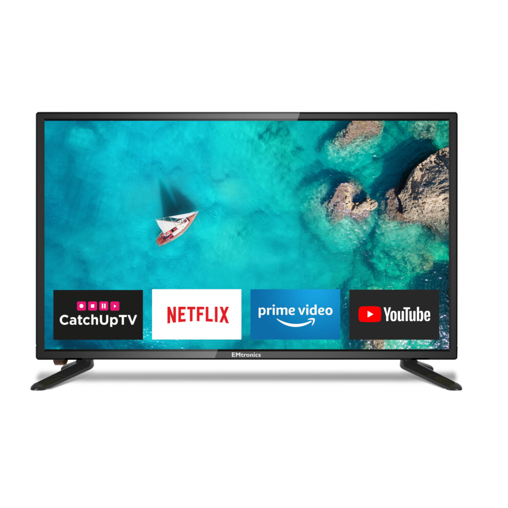 Emtronics 24" Inch Hd Ready 720P Led Smart Tv With Freeview Hd And Hdmi, Usb