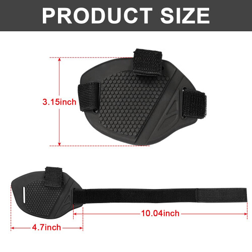FARLIONA Moto Moto Shift Pad Chaussure Boot Cover Protector Us 2