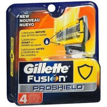 Gillette Fusion Proshield navullingen scheermesjes voor heren, 4 stuks
