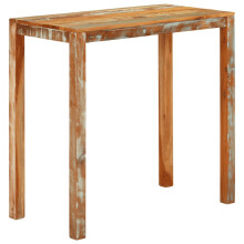 (112 x 55 x 108 cm) vidaXL Console Table Solid Reclaimed Wood Home Wooden Side Hall Entryway Table