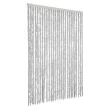 (grey, 118 x 220 cm) vidaXL Fly Curtain Door Curtain Fly Screen Fly Blind Insect Curtain Chenille