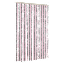 (grey and pink, 118 x 220 cm) vidaXL Fly Curtain Door Curtain Fly Screen Fly Blind Insect Curtain Chenille