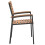 VidaXL (4 pcs) vidaXL Stackable Chairs Stacking Dining Chair Lounge Chairs Solid Wood Acacia 5