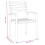 VidaXL (4 pcs) vidaXL Stackable Chairs Stacking Dining Chair Lounge Chairs Solid Wood Acacia 4
