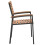 VidaXL (2 pcs) vidaXL Stackable Chairs Stacking Dining Chair Lounge Chairs Solid Wood Acacia 5