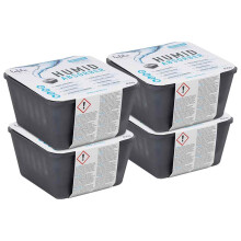 (450 g, 4 pcs) vidaXL Moisture Absorbers with Refill Bags Dehumidifier Condensation Remover