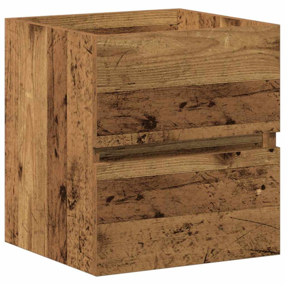 Vidaxl (Old Wood) Bathroom Sink Cabinet Engineered Wood