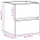 VidaXL (black oak) vidaXL Bathroom Sink Cabinet Engineered Wood 4