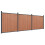 VidaXL vidaXL Zaunelement Braun 526x186 cm WPC 1