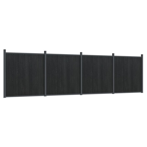 VidaXL vidaXL Zaunelement Grau 699x186 cm WPC