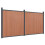 VidaXL vidaXL Zaunelement Braun 353x186 cm WPC 1