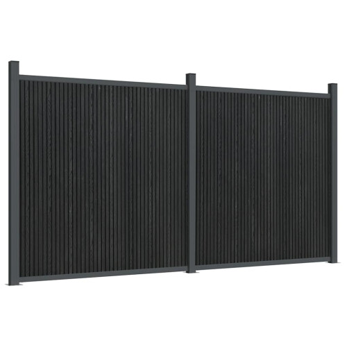 VidaXL vidaXL Zaunelement Grau 353x186 cm WPC