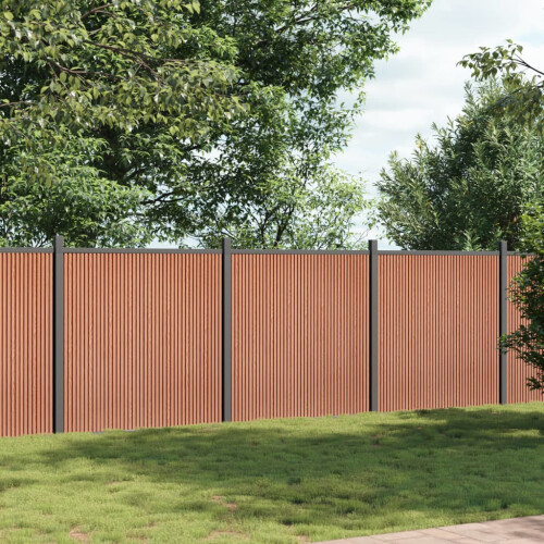 VidaXL vidaXL Zaunelement Braun 526x186 cm WPC 2