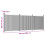 VidaXL vidaXL Zaunelement Braun 526x186 cm WPC 4
