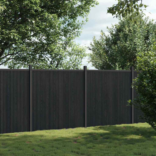 VidaXL vidaXL Zaunelement Grau 353x186 cm WPC 2