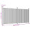 VidaXL vidaXL Zaunelement Braun 353x186 cm WPC 10