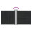 VidaXL vidaXL Zaunelement Grau 353x186 cm WPC 8