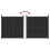 VidaXL vidaXL Zaunelement Grau 1737x186 cm WPC 8