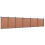 VidaXL vidaXL Zaunelement Braun 1045x186 cm WPC 2