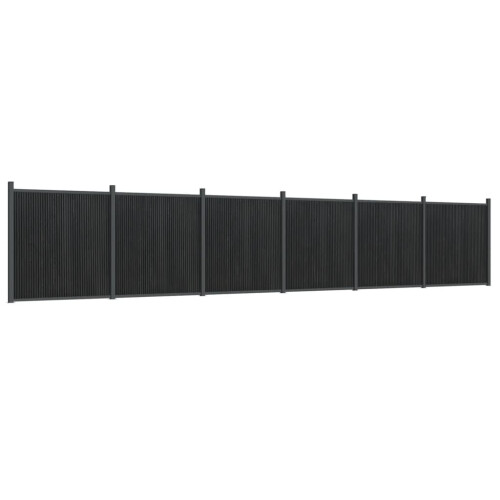 VidaXL vidaXL Zaunelement Grau 1045x186 cm WPC 1