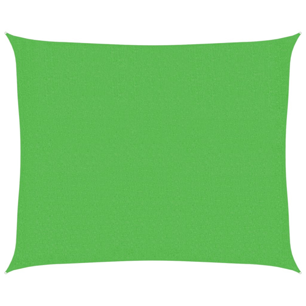 Vidaxl (Light Green, 2.5 X 3 M) Sunshade Sail Canopy Screen Balcony Awning Canopy Hdpe Rectangular