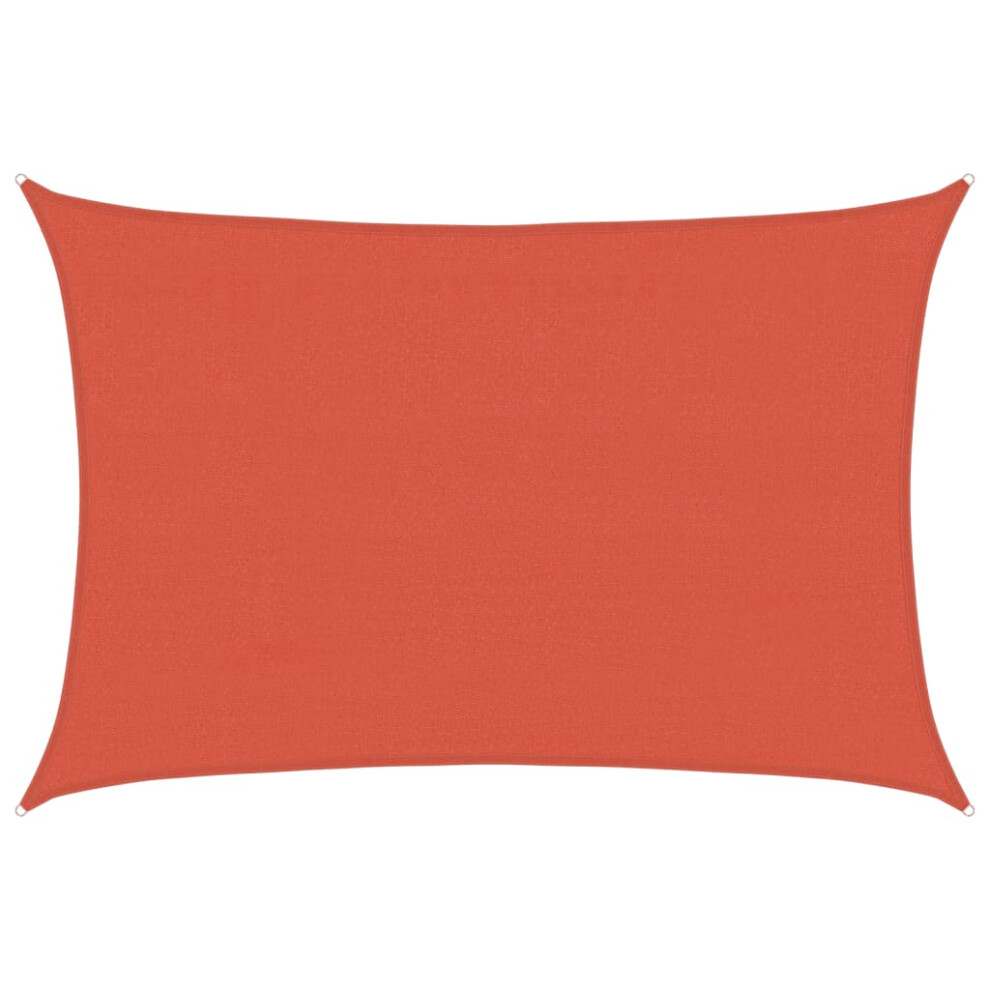 Vidaxl (Terracotta, 4 X 6 M) Sunshade Sail Canopy Screen Balcony Awning Canopy Hdpe Rectangular