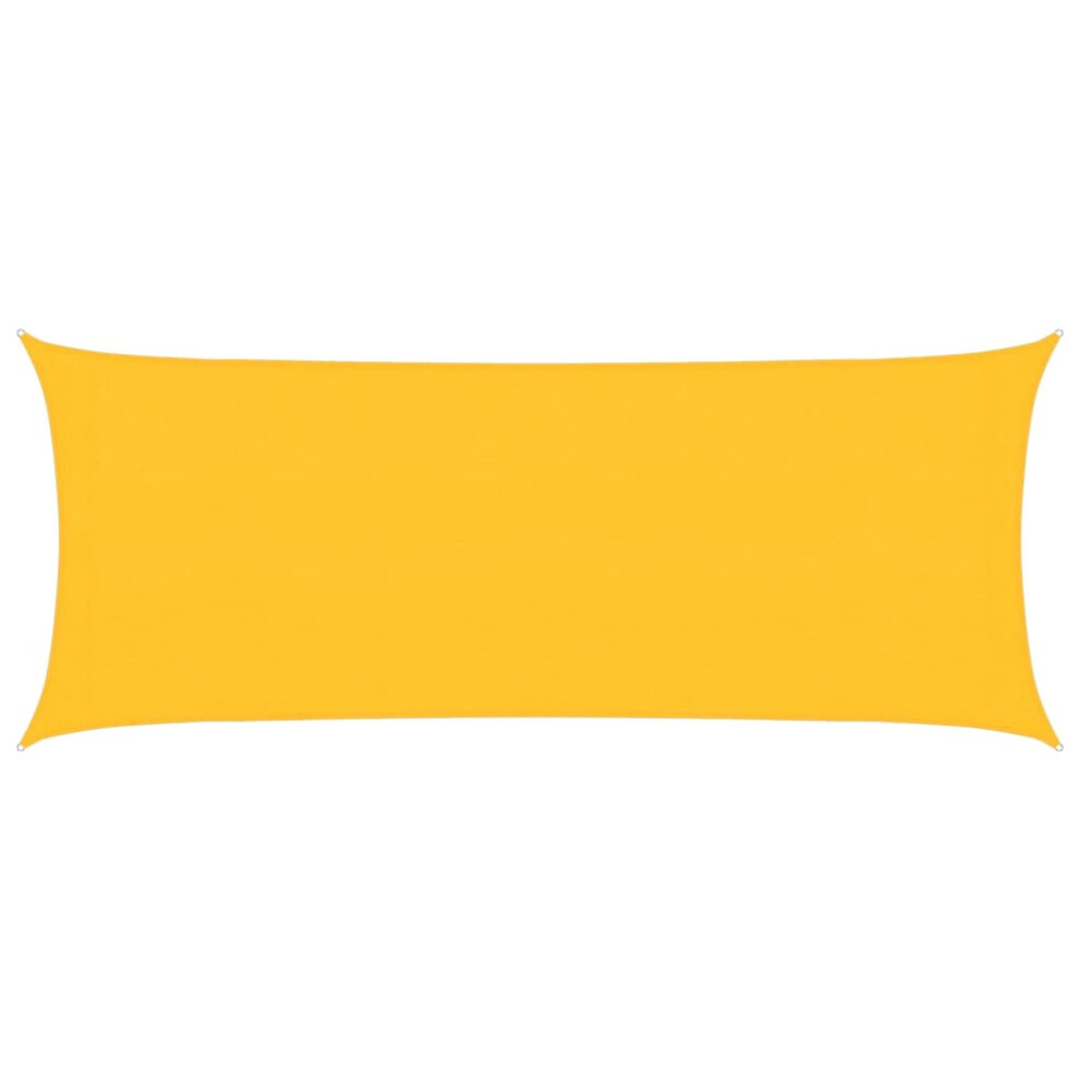 New Vidaxl (, 2 X 4.5 M) Sunshade Sail Canopy Screen Balcony Awning Canopy Hdpe Rectangular Yellow