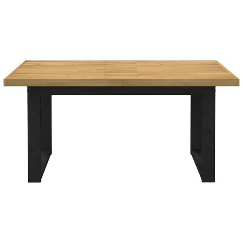 VidaXL (U-Shaped, 160 cm) vidaXL Dining Table Kitchen Table Dining Room Table NOAIN Solid Wood Pine 2