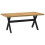 VidaXL (X-Shaped, 180 cm) vidaXL Dining Table Kitchen Table Dining Room Table NOAIN Solid Wood Pine 1
