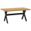 VidaXL (X-Shaped, 160 cm) vidaXL Dining Table Kitchen Table Dining Room Table NOAIN Solid Wood Pine 5