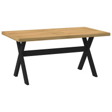 (X-Shaped, 160 cm) vidaXL Dining Table Kitchen Table Dining Room Table NOAIN Solid Wood Pine