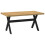 VidaXL (X-Shaped, 160 cm) vidaXL Dining Table Kitchen Table Dining Room Table NOAIN Solid Wood Pine 1
