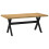 VidaXL (X-Shaped, 180 cm) vidaXL Dining Table Kitchen Table Dining Room Table NOAIN Solid Wood Pine 5