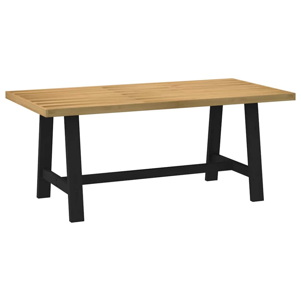 Vidaxl (A-Shaped, 180 Cm) Dining Table Kitchen Table Dining Room Table Noain Solid Wood Pine