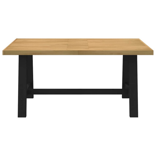 VidaXL (A-Shaped, 160 cm) vidaXL Dining Table Kitchen Table Dining Room Table NOAIN Solid Wood Pine 2