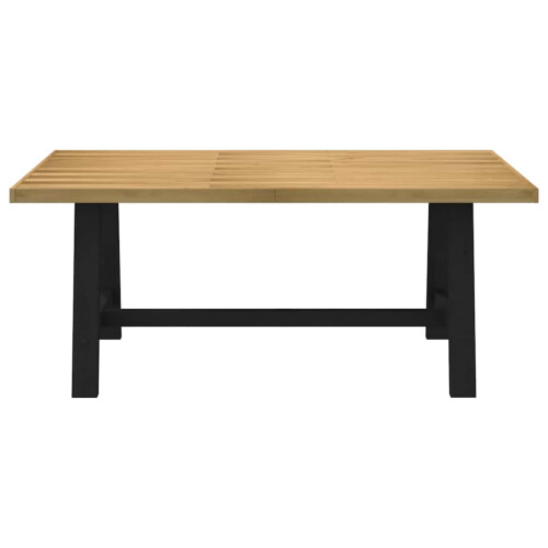 VidaXL (A-Shaped, 180 cm) vidaXL Dining Table Kitchen Table Dining Room Table NOAIN Solid Wood Pine 2