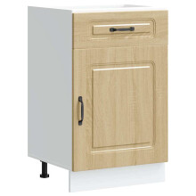 (sonoma oak, 1 pcs) vidaXL Oven Cabinets Kitchen Cabinet Oven Unit 2 pcs Lucca Engineered Wood