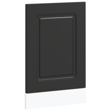 (black, 1 pcs) vidaXL Oven Cabinets Kitchen Cabinet Oven Unit 2 pcs Lucca Engineered Wood