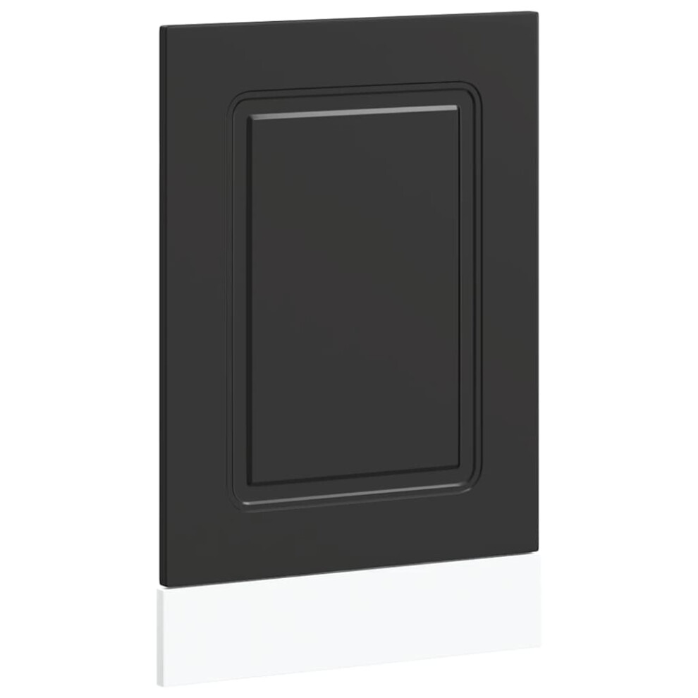 Vidaxl (, 1 Pcs) Oven Cabinets Kitchen Cabinet Oven Unit 2 Pcs Lucca Engineered Wood Black