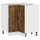 VidaXL vidaXL Küchen-Eckunterschrank Lucca Räuchereiche Holzwerkstoff 2